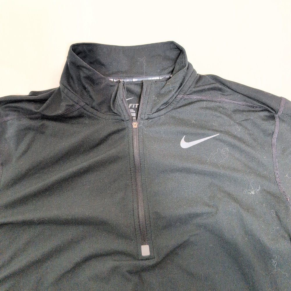 Nike Dri-FIT Men's Black Quarter-Zip Training Top M - Picture 5 of 10